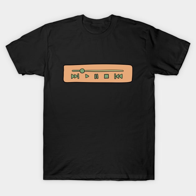 Music doodle T-Shirt by praneel paithankar